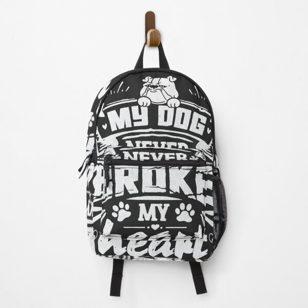 Item preview, My dog never broke my heart - funny saying designed and sold by VichallanStudio.