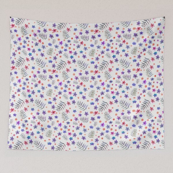 Item preview, Tropical Watercolor Flower Pattern designed and sold by SunBearBooks.