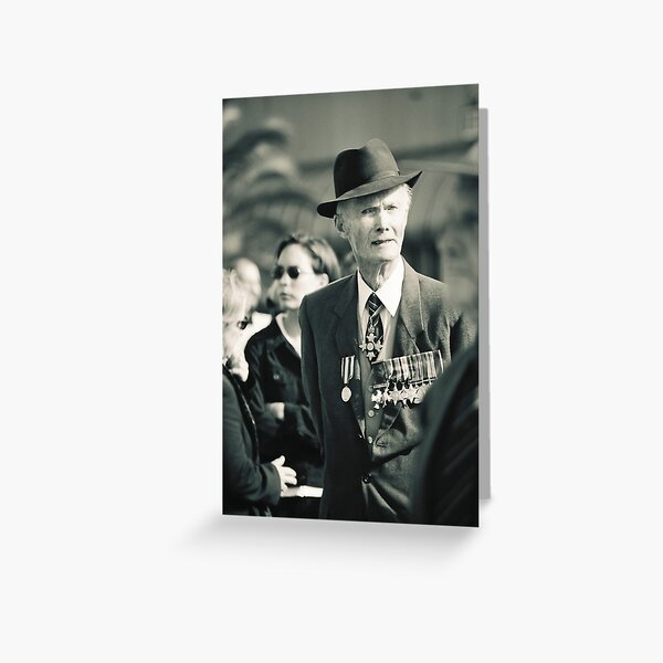 Melbourne ANZAC day parade ca.2001 - 02 Greeting Card