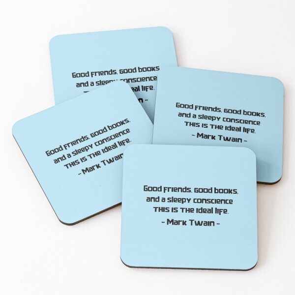 Item preview, Mark Twain good frends designed and sold by IdeasForFreedom.