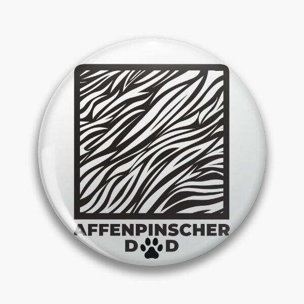 Item preview, Zebra Fur Affenpinscher Dad Dog Art  designed and sold by TheWildFlix.