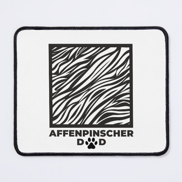 Item preview, Zebra Fur Affenpinscher Dad Dog Art designed and sold by TheWildFlix.