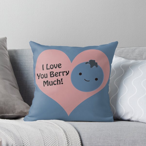 Item preview, I love you berry much blueberry designed and sold by Hedgie Designs.