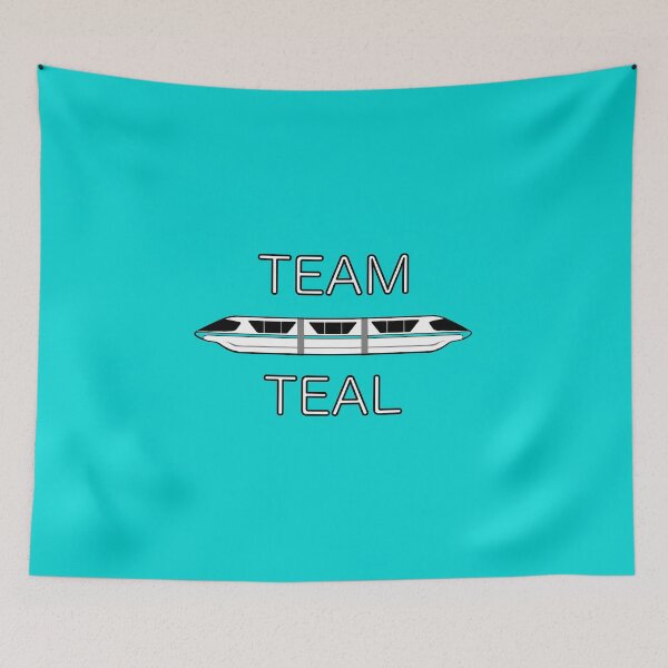 Item preview, Team Teal Monorail designed and sold by Uncle-Orville.
