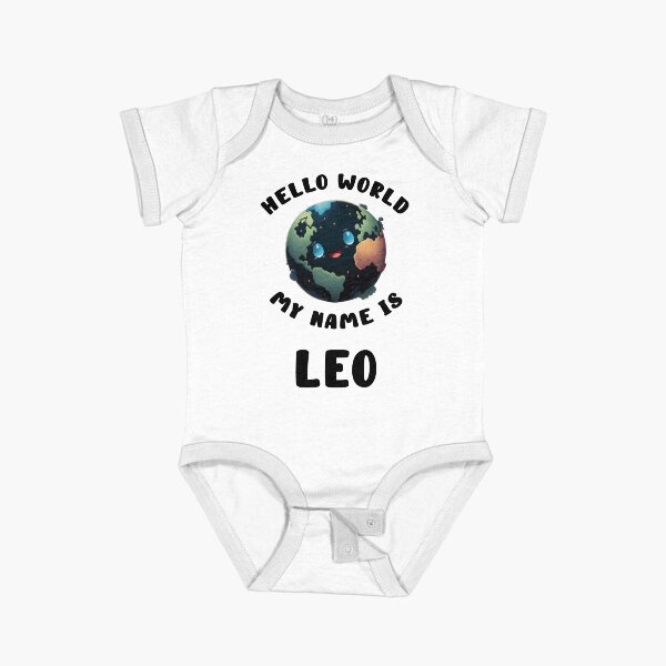 Item preview, Hello World My Name Is Leo designed and sold by Impostrich.