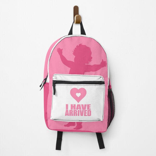 Item preview, I Have Arrived Baby Pink Heart Location Marker designed and sold by The Tinker Man's Daughter.