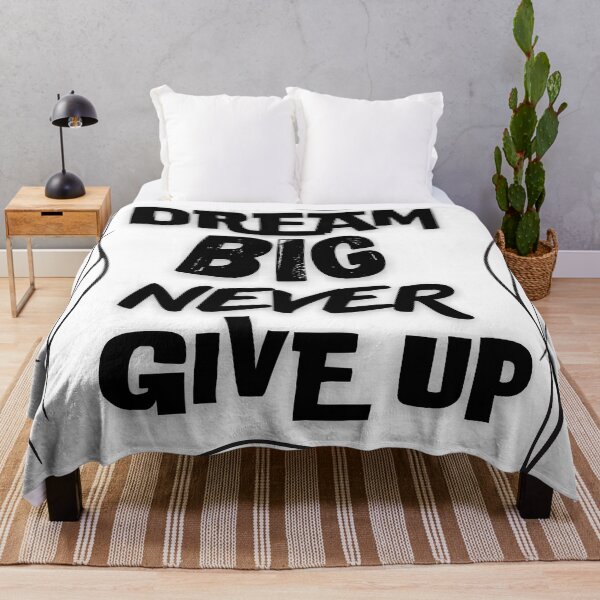 Item preview, Dream big never give up motivational quote designed and sold by smitke.