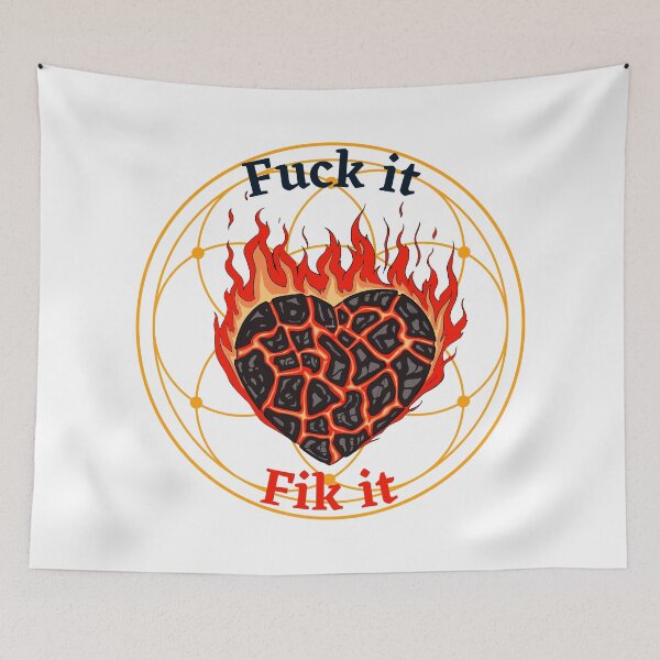 Item preview, Fuck It Fik It designed and sold by DonneeCreations.