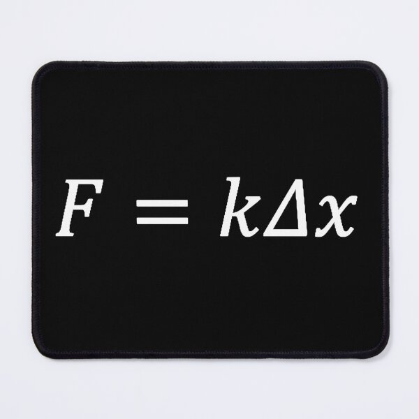 Item preview, hooke's law for linear deformation, classical mechanics and physics designed and sold by NoetherSym.