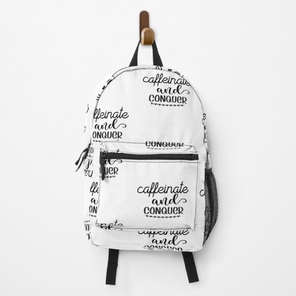 Item preview, Caffeinated and Conquer Quote Design, Caffeinated and Conquer designed and sold by RedArtsDesign.