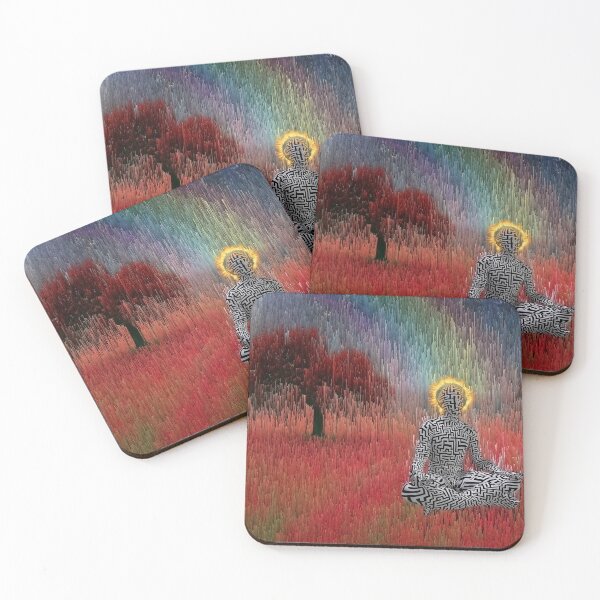 Item preview, Meditation in surreal landscape designed and sold by rolffimages.