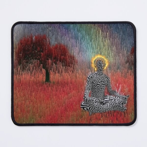 Item preview, Meditation in surreal landscape designed and sold by rolffimages.