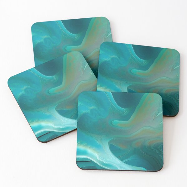 Item preview, abstract blue background with waves designed and sold by JuliVogel.