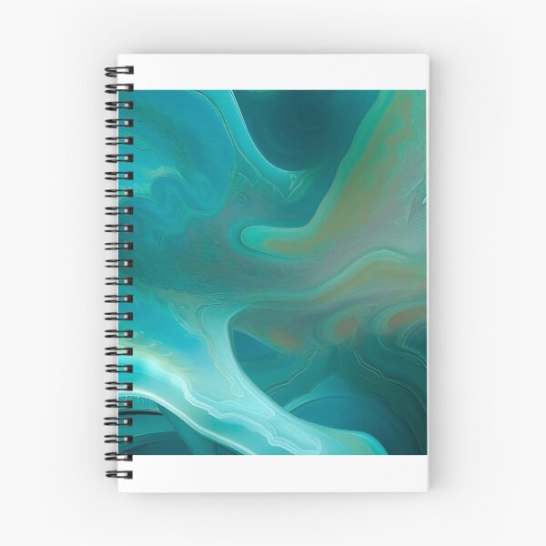 Item preview, abstract blue background with waves designed and sold by JuliVogel.