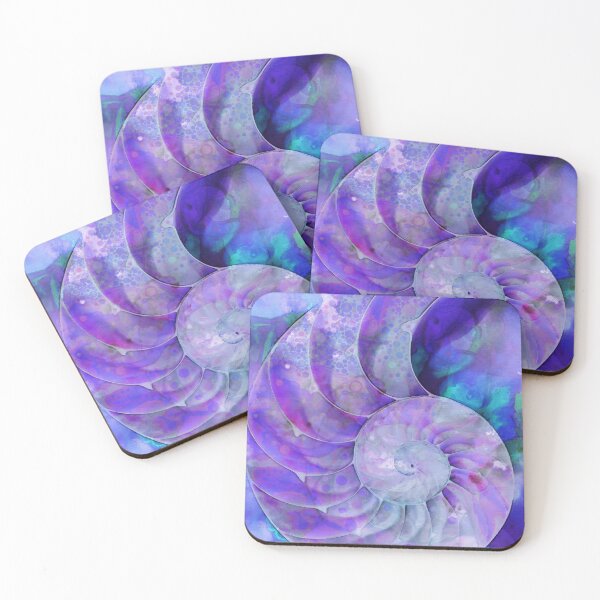 Item preview, Copy of Blue Nautilus Shell By Sharon Cummings designed and sold by Sharon Cummings Art.