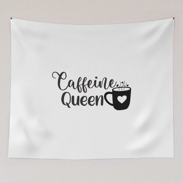 Item preview, Diseño de cita de Caffeine Queen, Caffeine Queen designed and sold by RedArtsDesign.