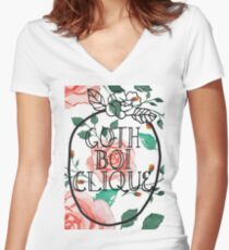 GothBoiClique Part. 2 Women's Fitted V-Neck T-Shirt