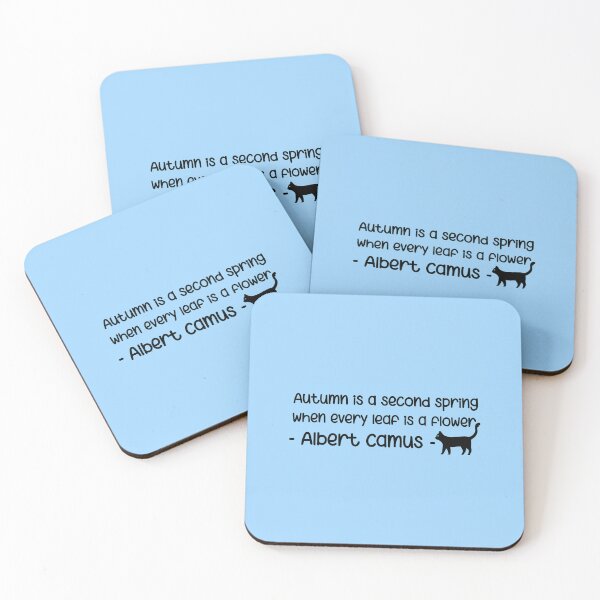 Item preview, Albert Camus Autumn designed and sold by IdeasForFreedom.
