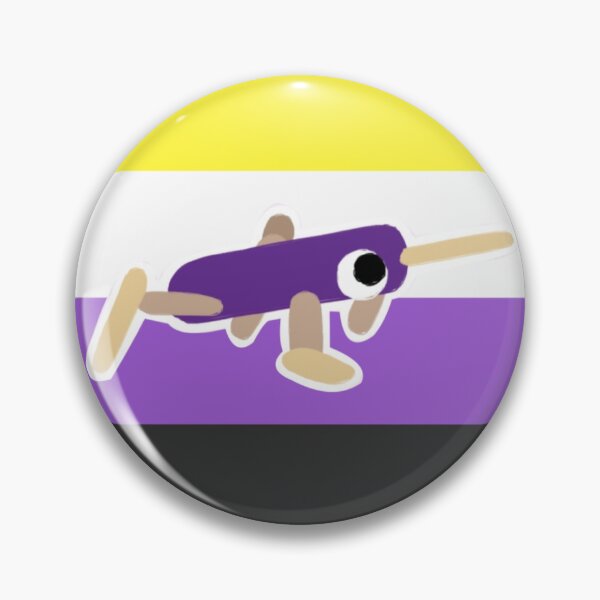 Item preview, Nonbinary Pride Bopsicle Bugsnax designed and sold by Penguininja.