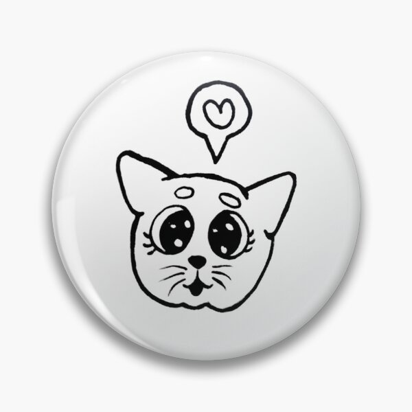 Item preview, cute cat lineart designed and sold by lunariamoon.