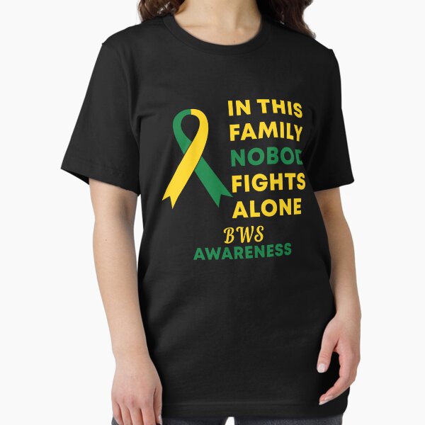In This Family Nobody Fights Alone BWS Awareness Essential T-Shirt