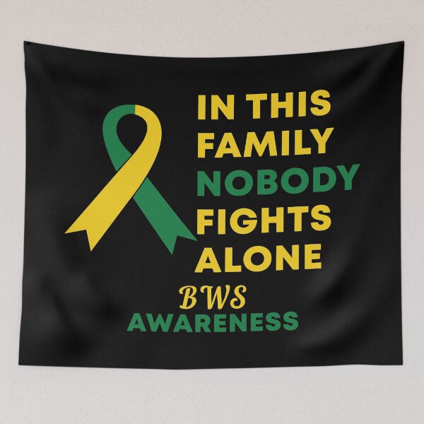 Item preview, In This Family Nobody Fights Alone BWS Awareness designed and sold by Color-Sparkle.