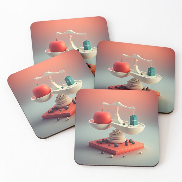 Item preview, Contrasts in Scale Digital Painting designed and sold by CodeAndColors.