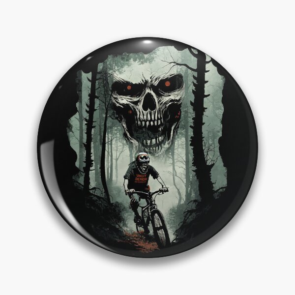 Item preview, MTB Rider In Skull Forest  designed and sold by Kit-Tees.