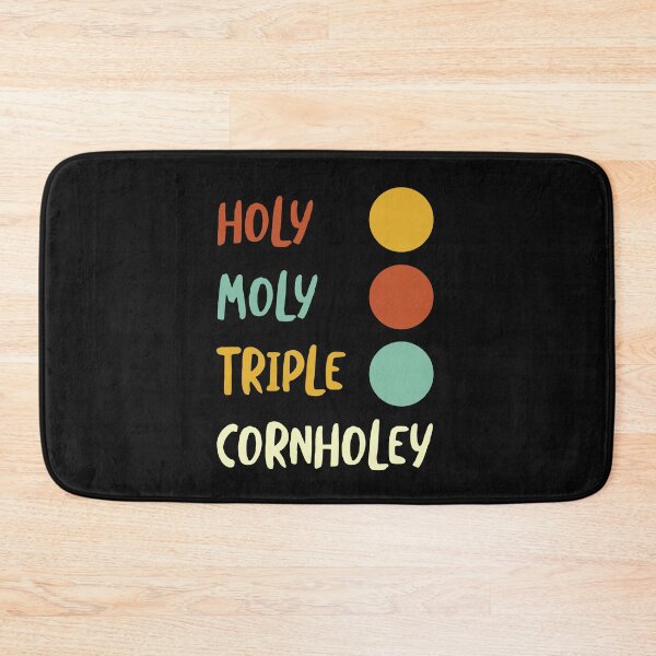 Item preview, Cornhole Saying holy Moly Triple Cornholey designed and sold by whyitsme.