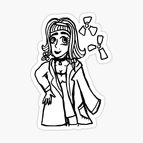 atomic girl Sticker