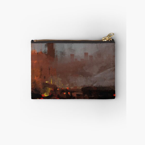 Item preview, Post apocaliptic city destruction landscape illustration designed and sold by christianmuller.