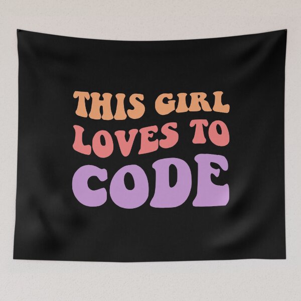 Item preview, This Girl Loves To Code II designed and sold by Lemon Pepper.
