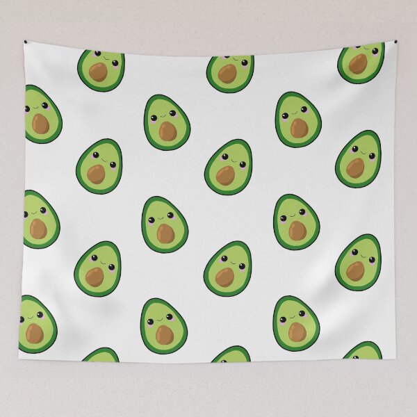 Item preview, Cute Kawaii Avocado Avo Print designed and sold by artbybee7.