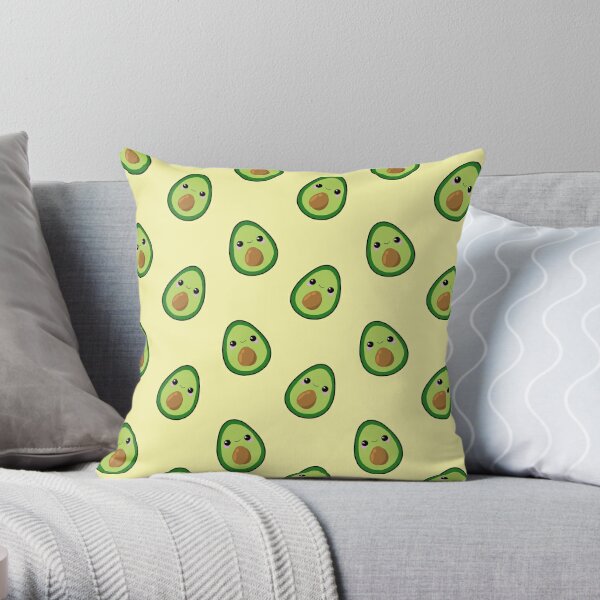 cute avocado pillow