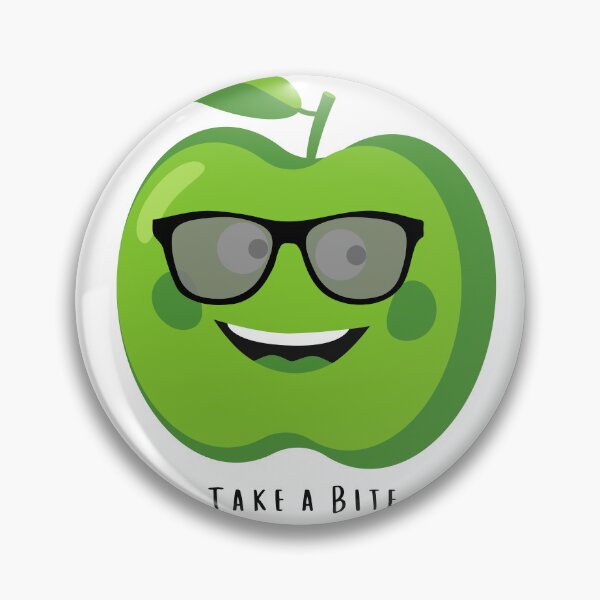 Item preview, Cute Smiling Apple: Perfect Design For Vegans designed and sold by BobbyTee Merch.