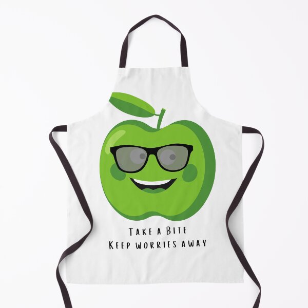 Item preview, Cute Smiling Apple: Perfect Design For Vegans designed and sold by BobbyTee Merch.