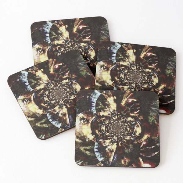 Item preview, Abstract fractal faces designed and sold by rolffimages.