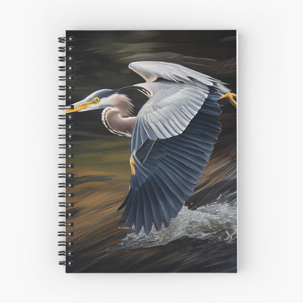 Aperçu de l'œuvre A Herons Quipped Swerve Digital Painting créée et vendue par CodeAndColors.