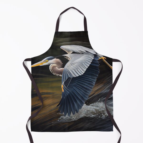 Aperçu de l'œuvre A Herons Quipped Swerve Digital Painting créée et vendue par CodeAndColors.