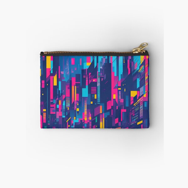 Item preview, Abstract cyberpunk cityscape artwork designed and sold by RK - Shop.