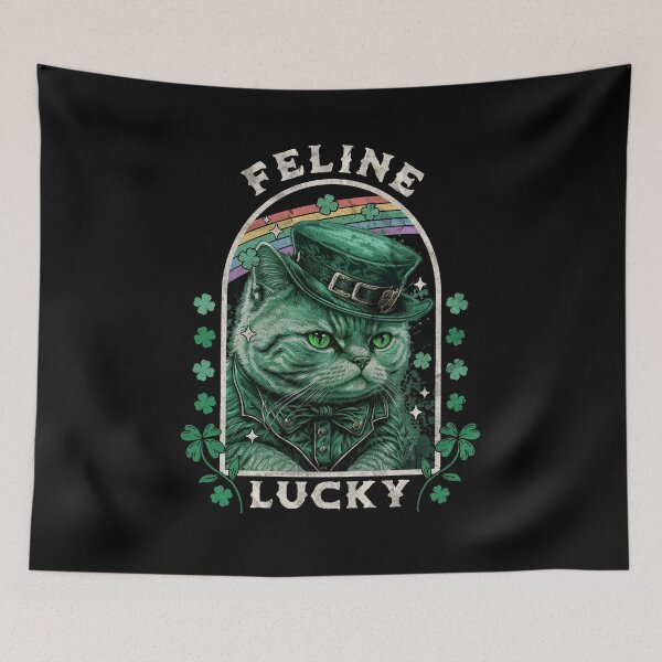 Aperçu de l'œuvre Félin Lucky, Chemise Lucky créée et vendue par agilexp.