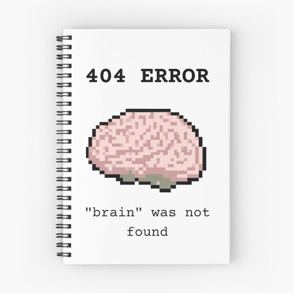 Item preview, Error 404: Brain Not Found designed and sold by PixelCloset.