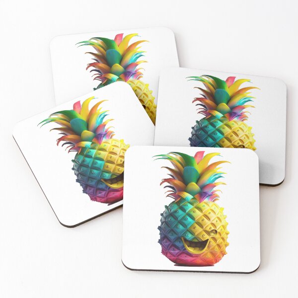 Item preview, Smiling colorful Ananas designed and sold by GeekLabz.