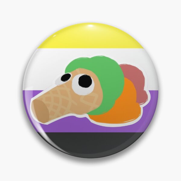 Item preview, Nonbinary Pride Sherbie Bugsnax designed and sold by Penguininja.