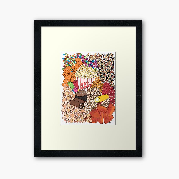 Nostalgic Snacks 1 Framed Art Print