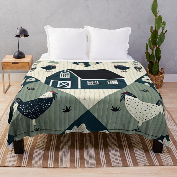 Item preview, Dynamic Modern Farmhouse Pattern Digital Painting designed and sold by CodeAndColors.
