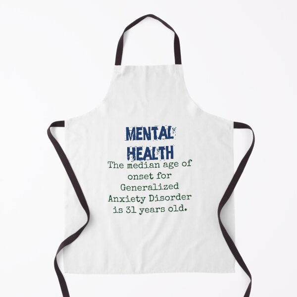 Item preview, The Median Age Of Onset GAD - Mental Health Quote designed and sold by CrankyOldDude.