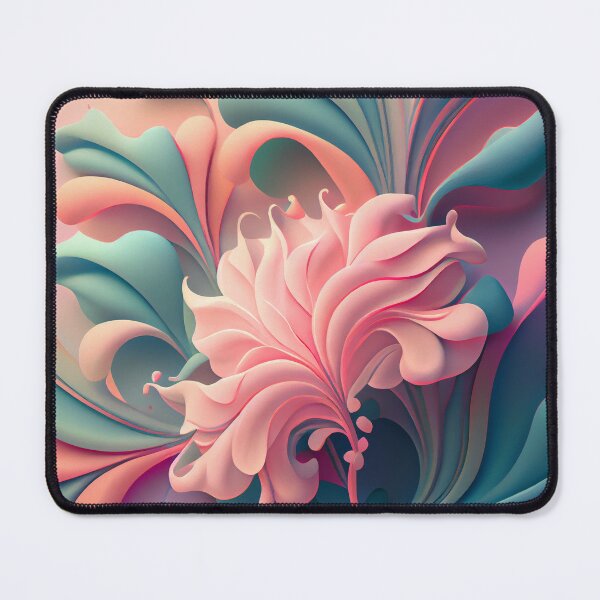 Item preview, Fluid Pastel Floral Pattern Digital Painting designed and sold by CodeAndColors.