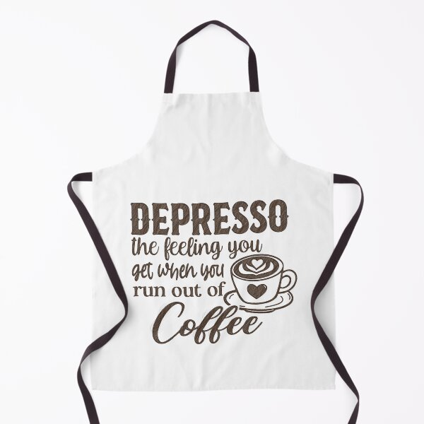 Item preview, Depresso Quote Design for Coffee Lovers, depresso the feeling you get when you run out of coffee designed and sold by RedArtsDesign.