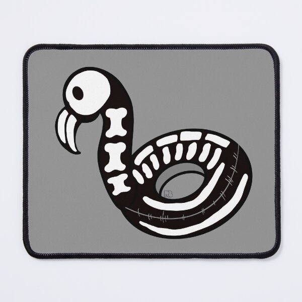 Item preview, Skeleton Flamingo Floatie designed and sold by RooBooCo.